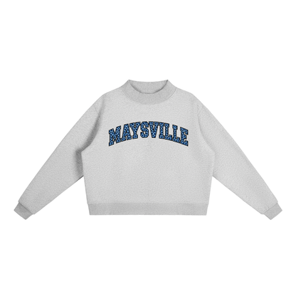 Cheetah Maysville Essential Fleece Mock-Neck Crew Sweatshirt