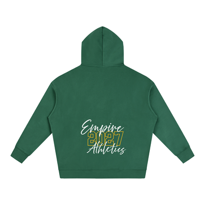 Cursive Front Empire Oversize Fleeced Hoodie