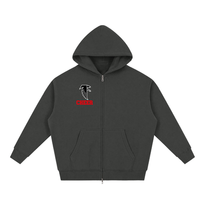 Simple Fitch Essential Fleece Zip-Through Hoodie new