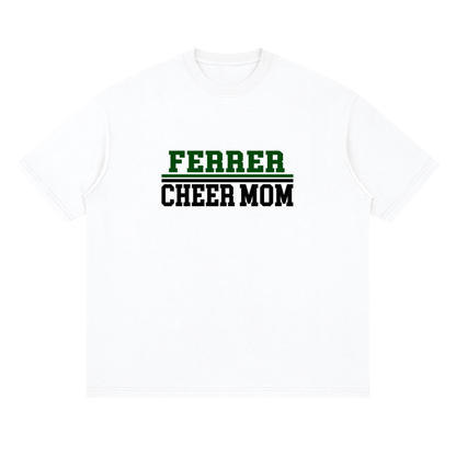 Cheer Mom Streetwear Loose Drop Shoulder T-Shirt