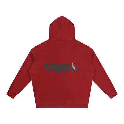 Vector Star Front West Shore Oversize Fleeced Hoodie