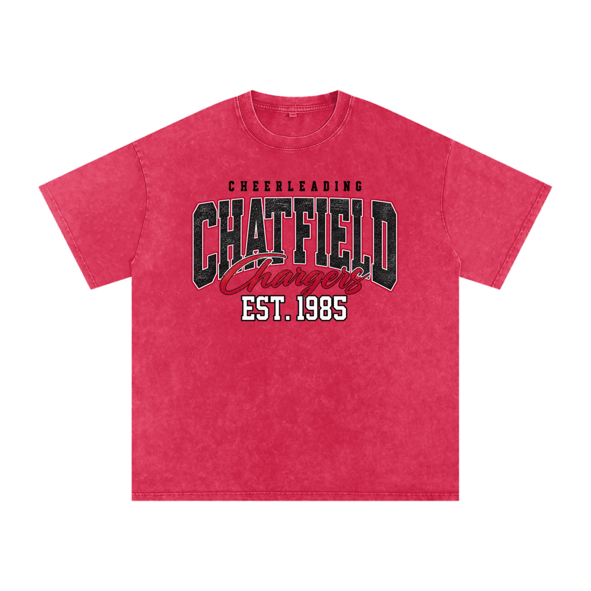 Vintage Chatfield Snow Washed Oversized Cotton T-Shirt