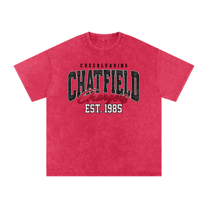 Vintage Chatfield Snow Washed Oversized Cotton T-Shirt