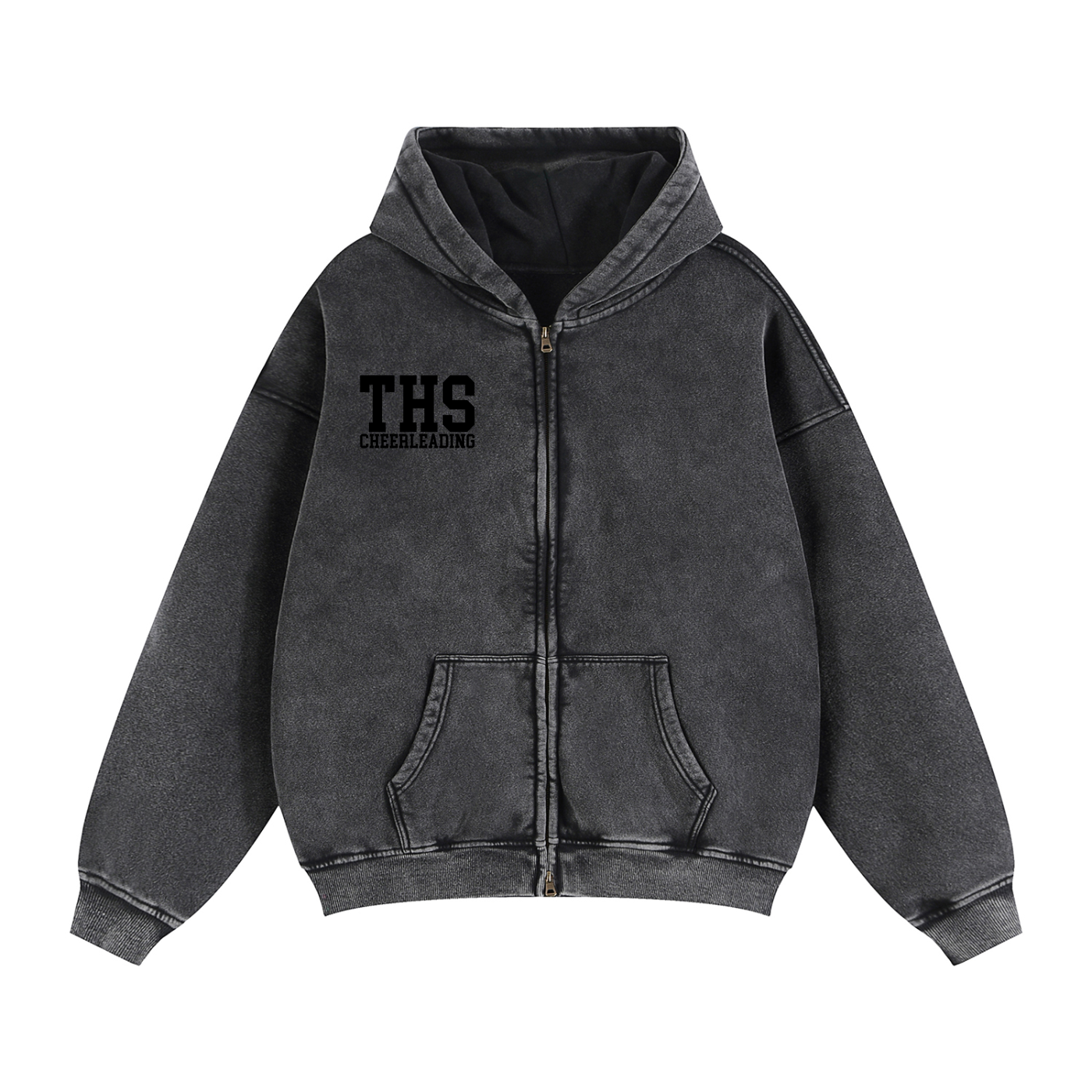 Boxy Full-Zip Hoodie