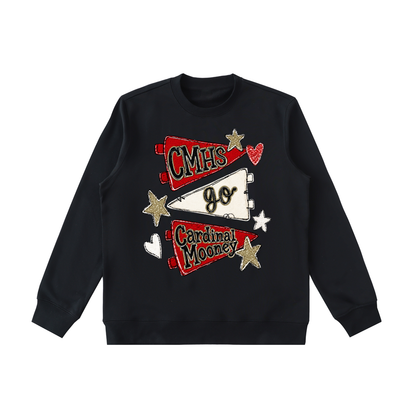 Lets Go Cardinal Mooney Essential Heavyweight Crewneck Sweatshirt