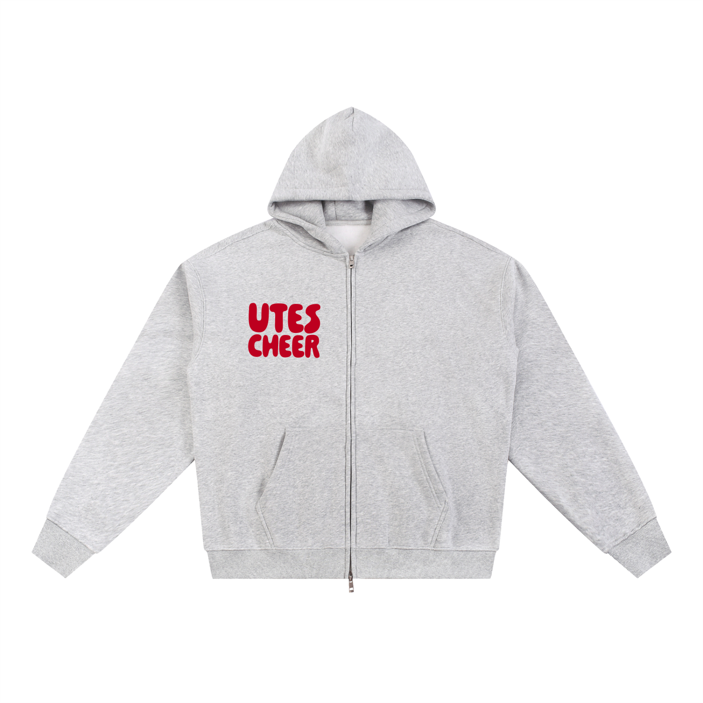 Star Utes Zip-Through Boxy Fleece Hoodie