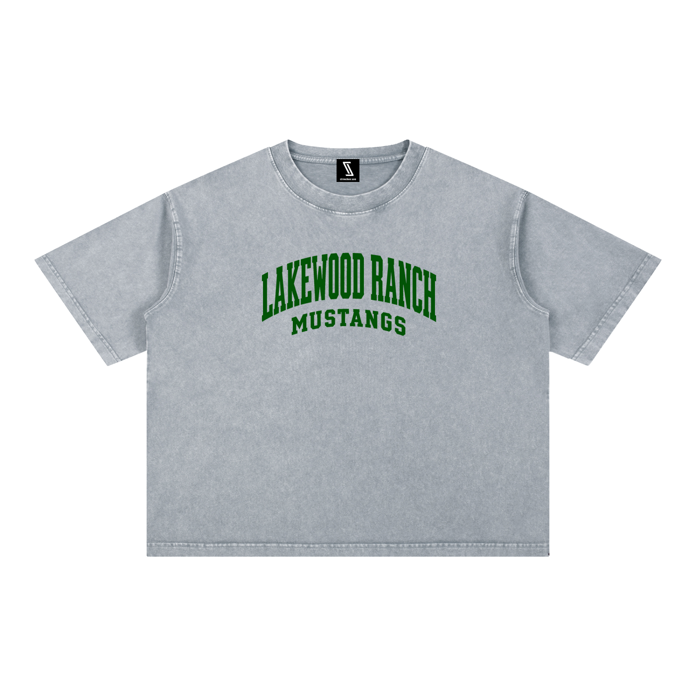Basic 2 Lakewood Ranch Mineral Wash Boxy Cotton T-Shirt