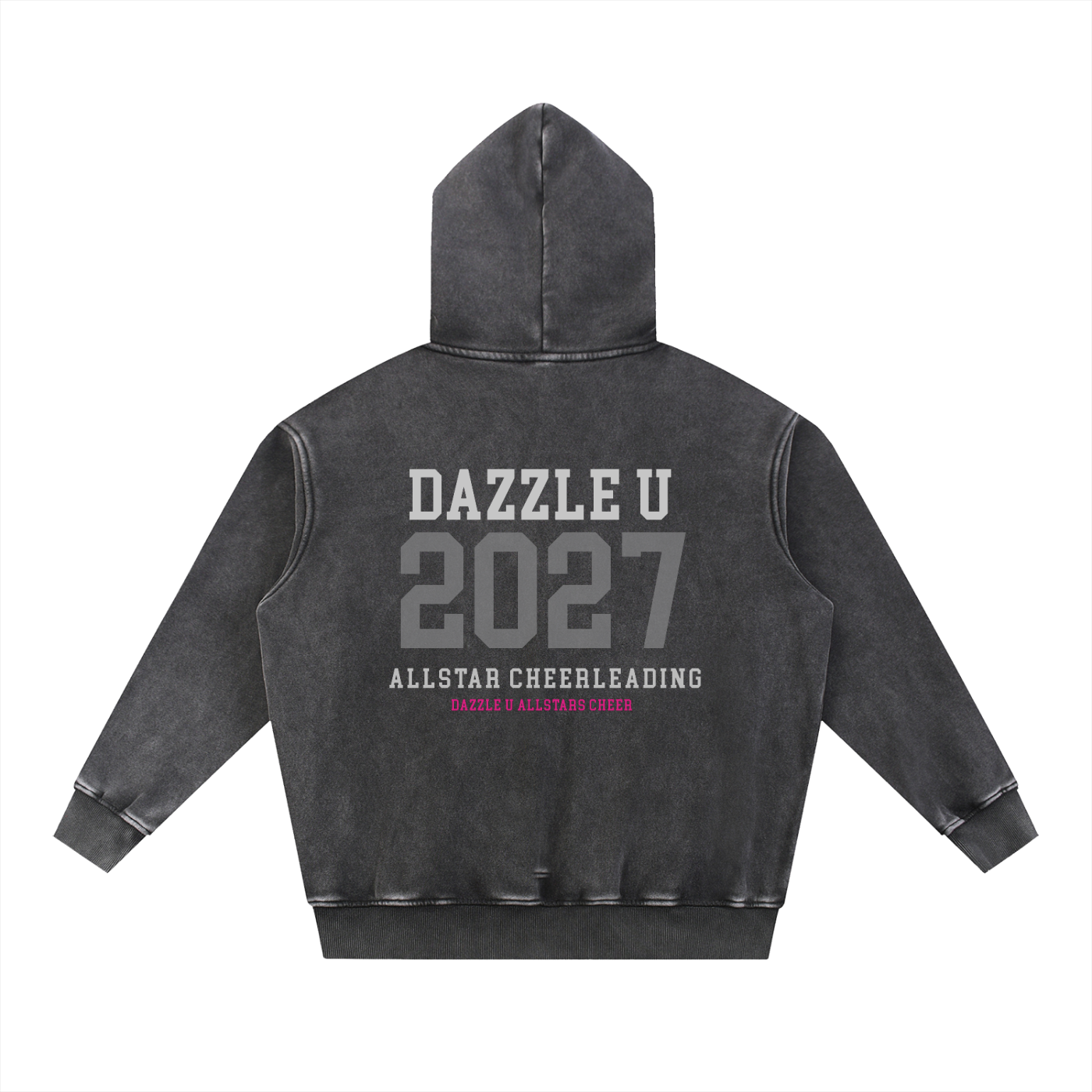 Snow Wash Oversize Hoodie