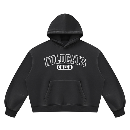 Unisex Vintage Wash Boxy Fleece Hoodie