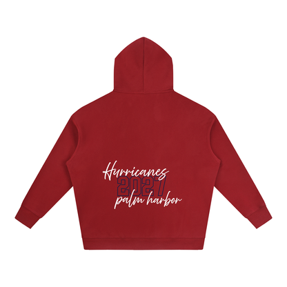 Cursive Front Palm Harbor Oversize Fleeced Hoodie