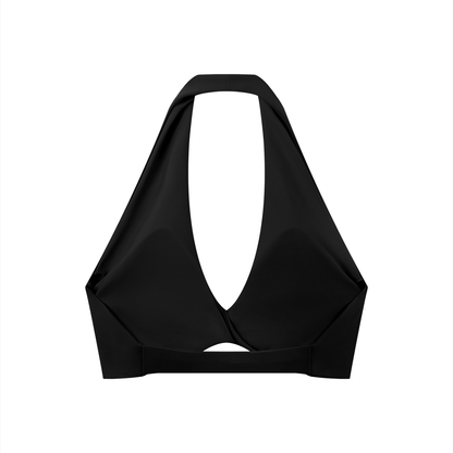 Strive Pleated Halter Sports Bra