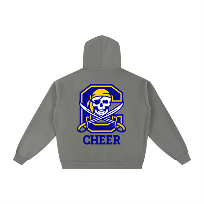 Simple Cyprus Essential Fleece Zip-Through Hoodie