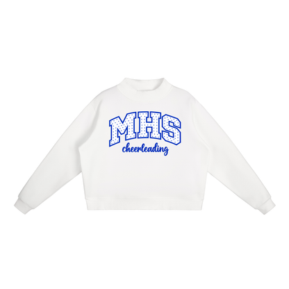Essential Fleece Mock-Neck Crew Sweatshirt
