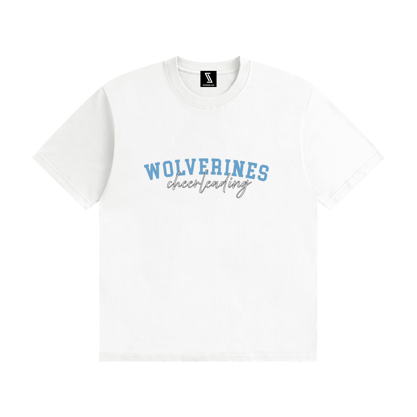 Cursive Cheerleading Tee