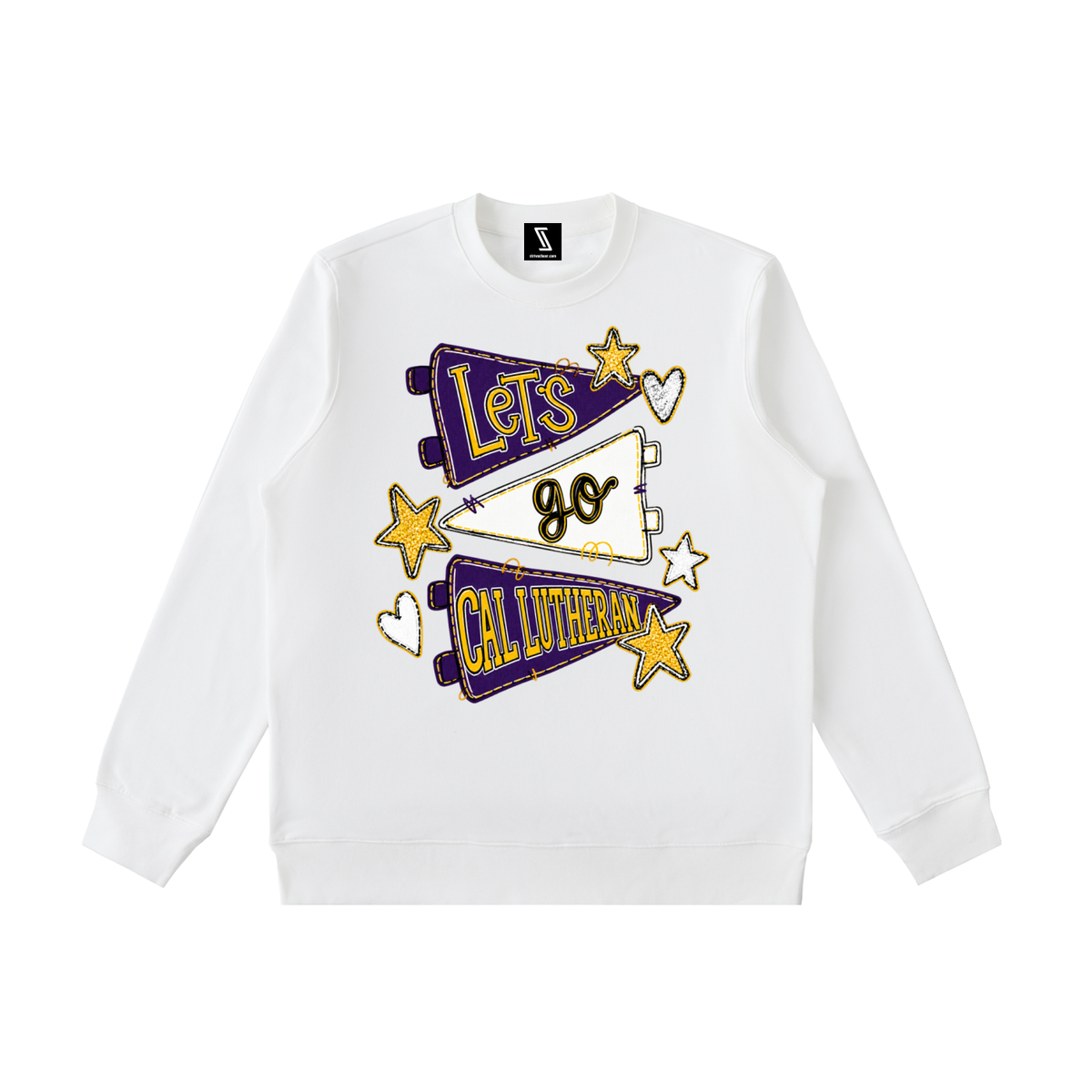 Lets Go Cal Lutheran Essential Heavyweight Crewneck Sweatshirt