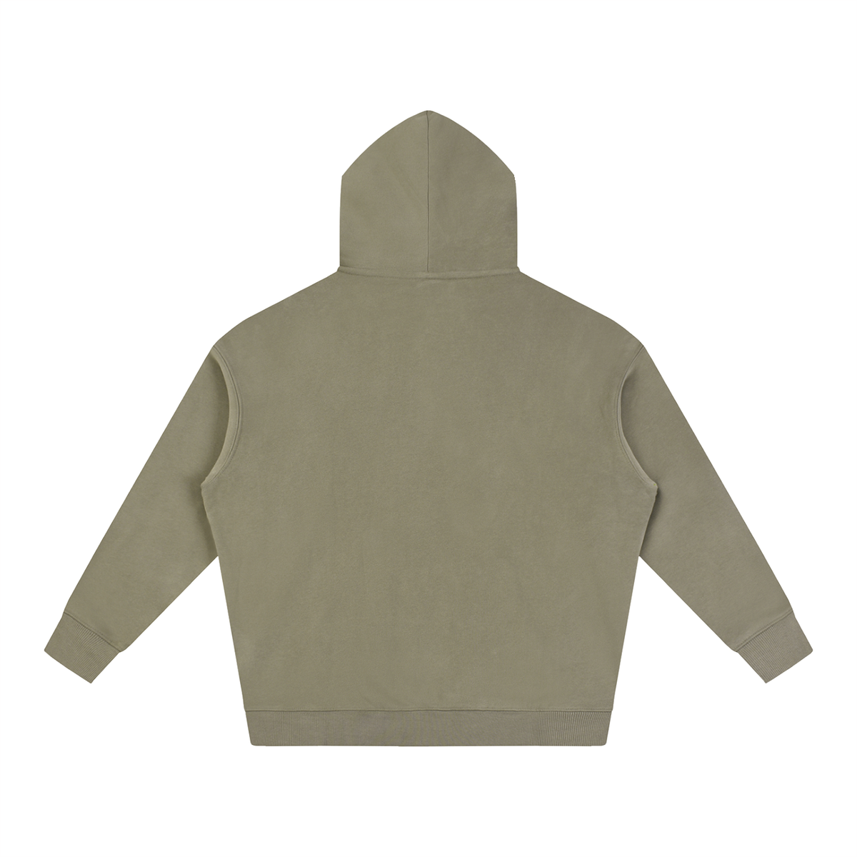 Basic 1 Green Bulldogs Oversize Fleeced Hoodie