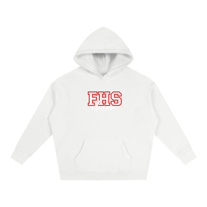 Cursive Front Fitch Oversize Fleeced Hoodie