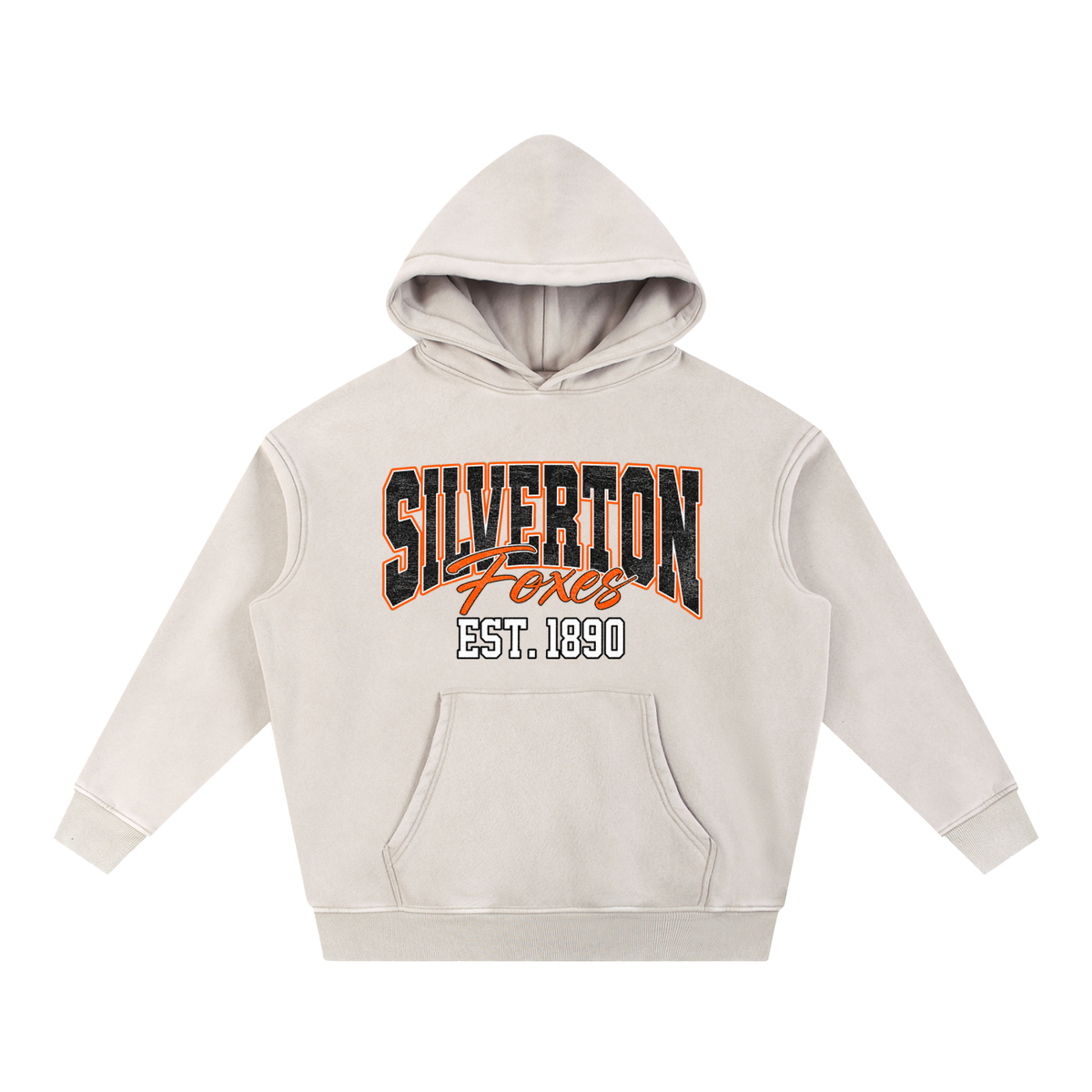 Snow Wash Fleece Oversize Hoodie