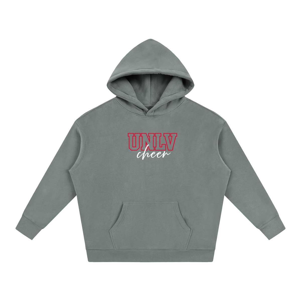 Cursive Front UNLV Oversize Fleeced Hoodie