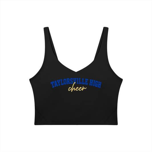 Cursive Taylorsville Women's V-Neck Yoga Sports Bra