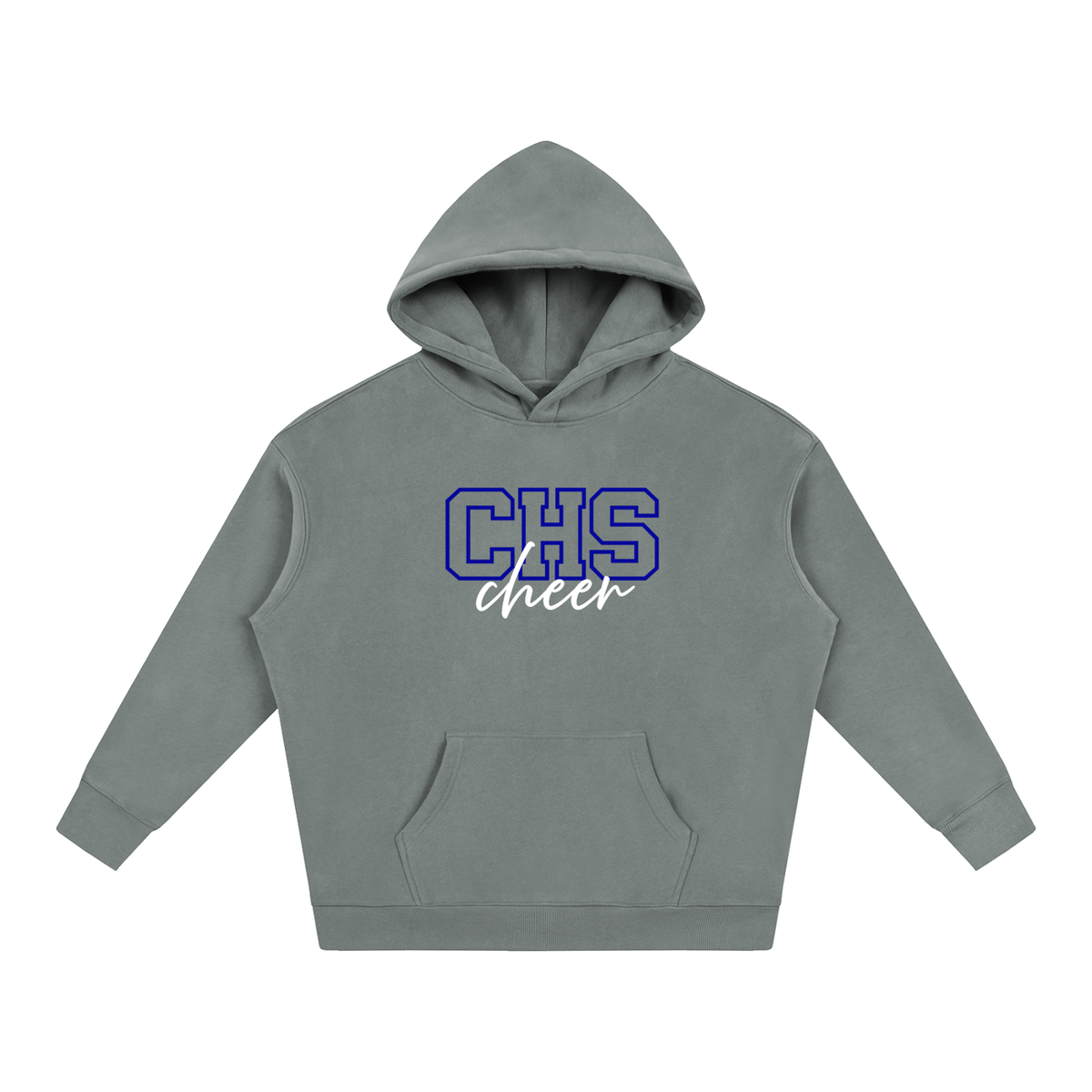 Cursive Front Cyprus Oversize Fleeced Hoodie