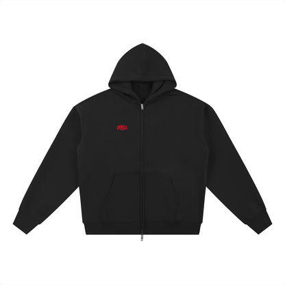 Simple UNLV Essential Fleece Zip-Through Hoodie