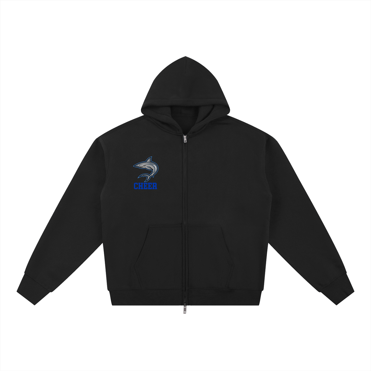 Simple Saint James Essential Fleece Zip-Through Hoodie