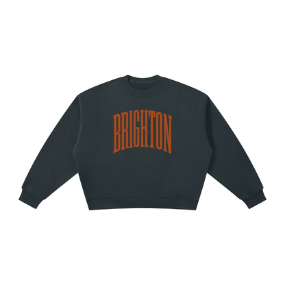 Boxy Fleece Crewneck Sweatshirt