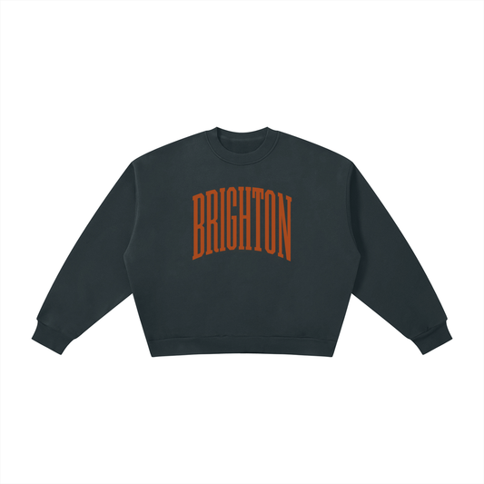 Boxy Fleece Crewneck Sweatshirt