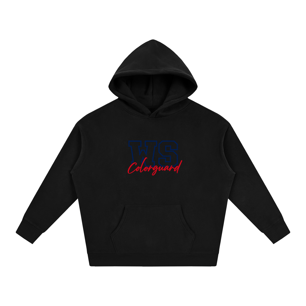 Cursive Front West Shore Oversize Fleeced Hoodie