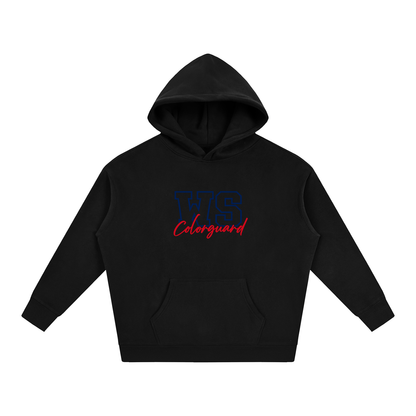 Cursive Front West Shore Oversize Fleeced Hoodie