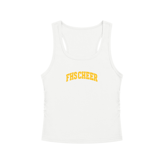 Polka Dot Fenway Women’s Ruched Tank Top