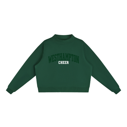 Basic 1 Westhampton Essential Fleece Mock-Neck Crew Sweatshirt