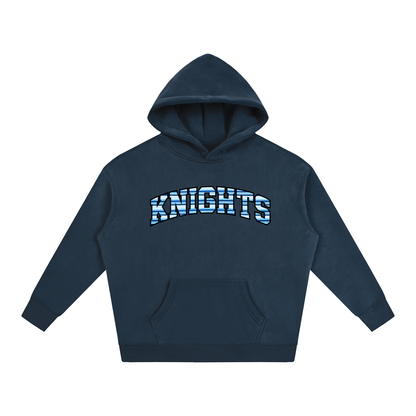 Striped Knights Oversize Fleeced Hoodie
