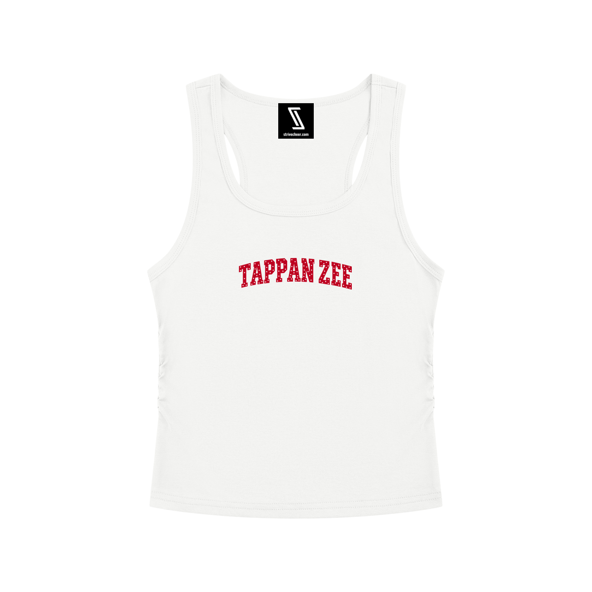 Polka Dot Tappan Zee Women’s Ruched Tank Top