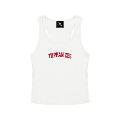 Polka Dot Tappan Zee Women’s Ruched Tank Top