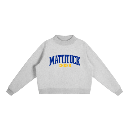 Basic 1 Mattituck Essential Fleece Mock-Neck Crew Sweatshirt