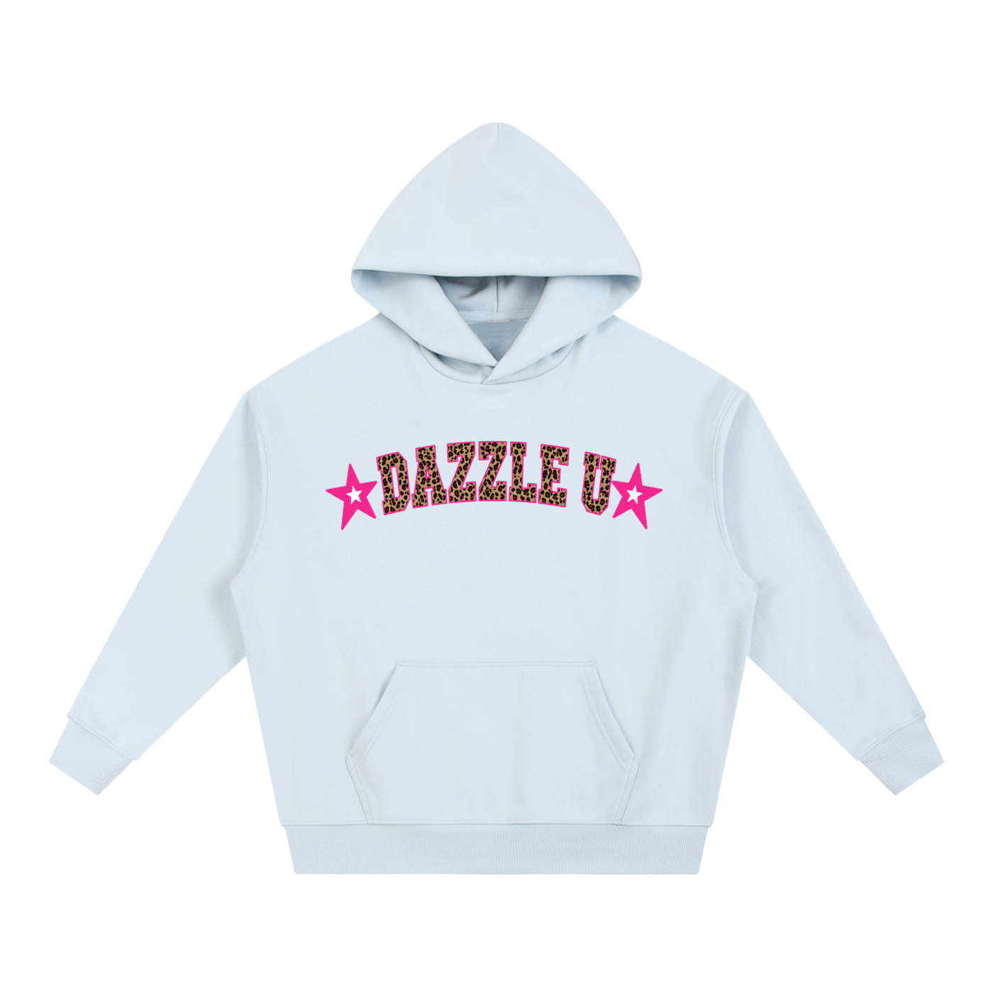 Leopard Heavyweight Drop-Shoulder Hoodie