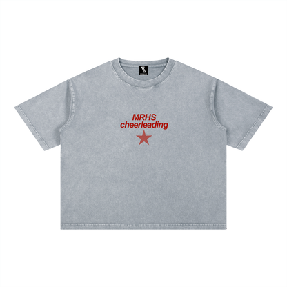 Mineral Wash Boxy Cotton T-Shirt