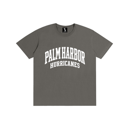 Basic 2 White Palm Harbor Pure Cotton Unisex T-Shirt
