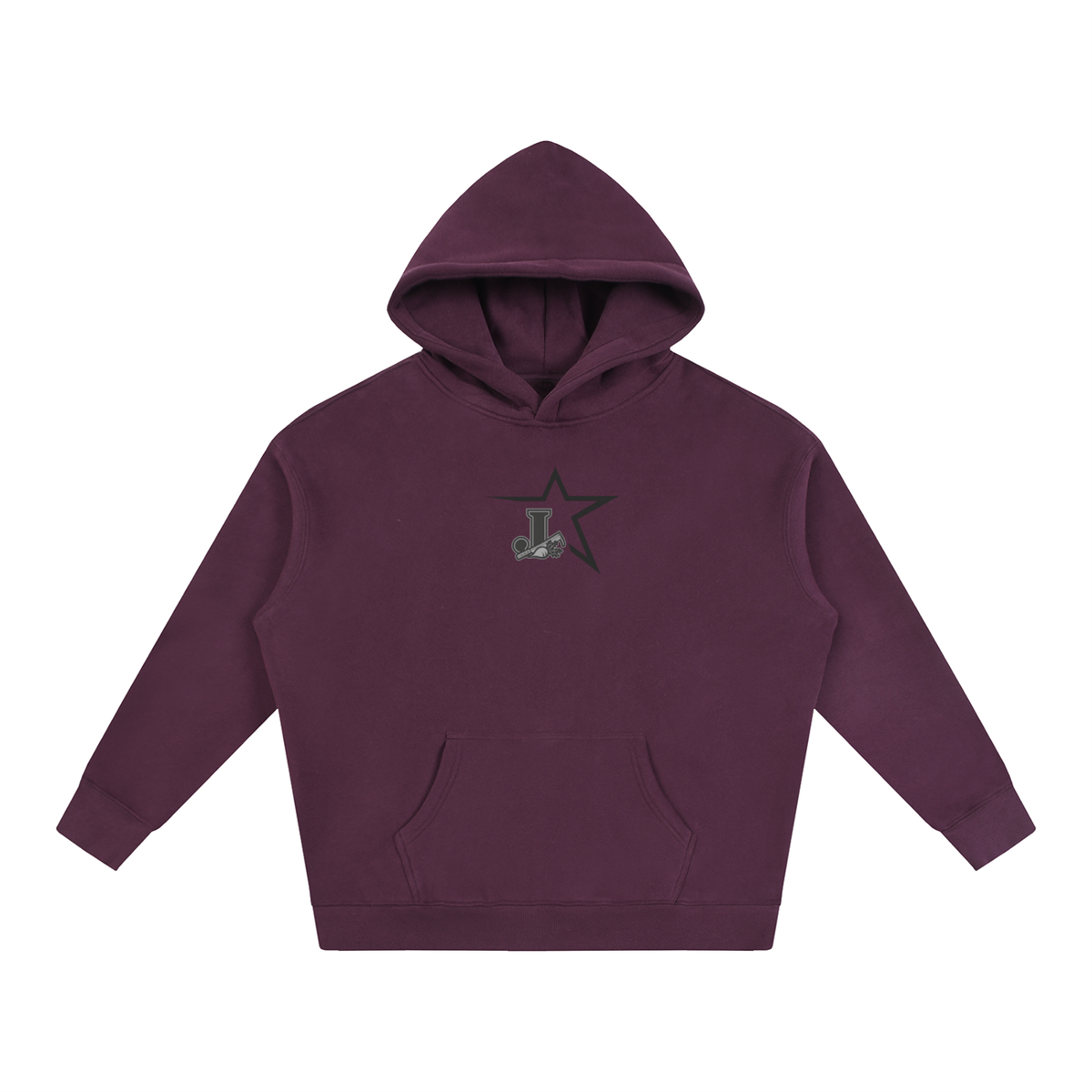 Vector Star Front Jordan Oversize Fleeced Hoodie