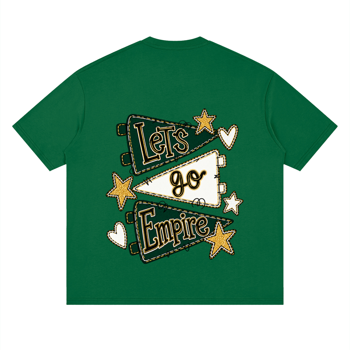 Lets Go Empire Oversized Drop Shoulder T-Shirt