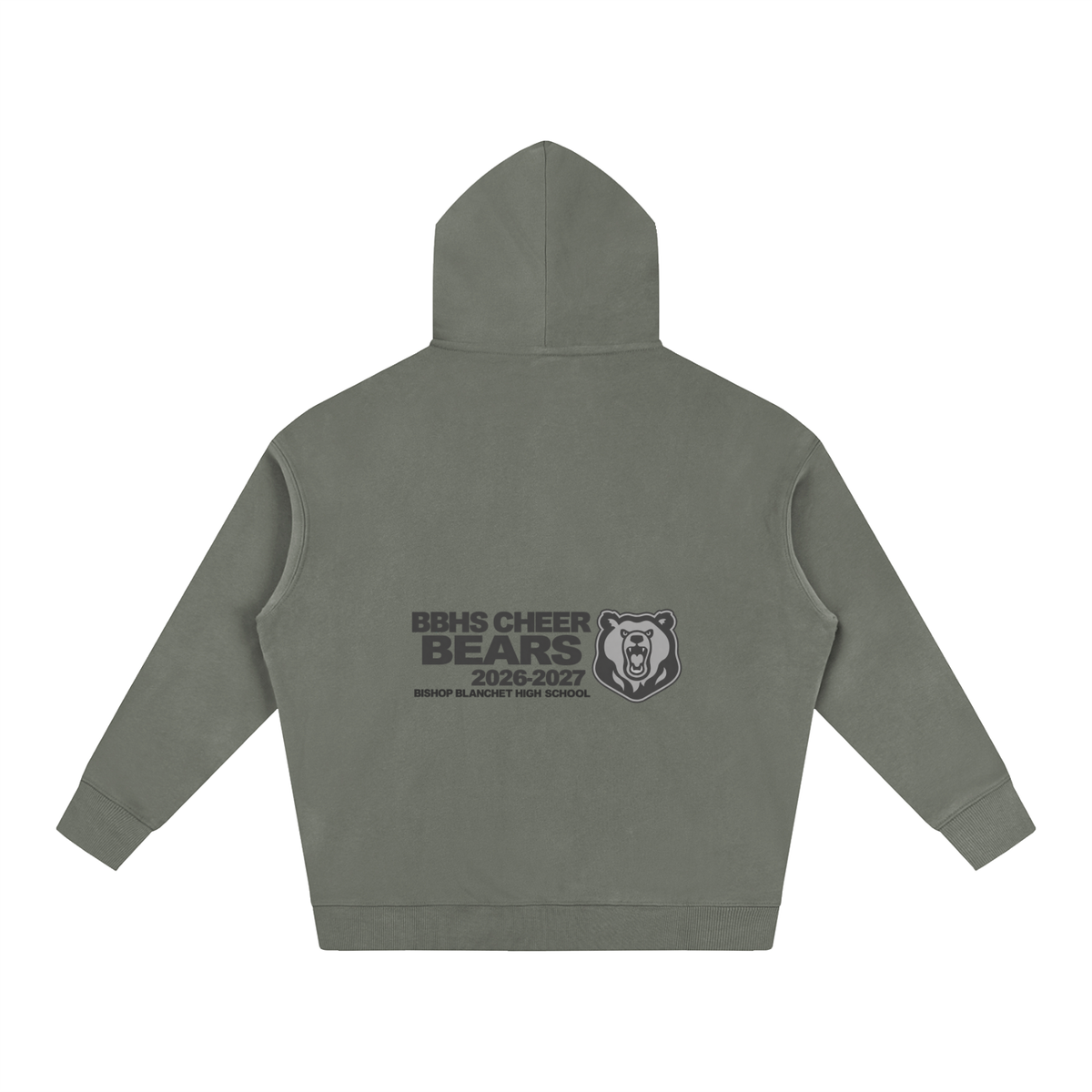 Vector Star Front Blanchet Oversize Fleeced Hoodie