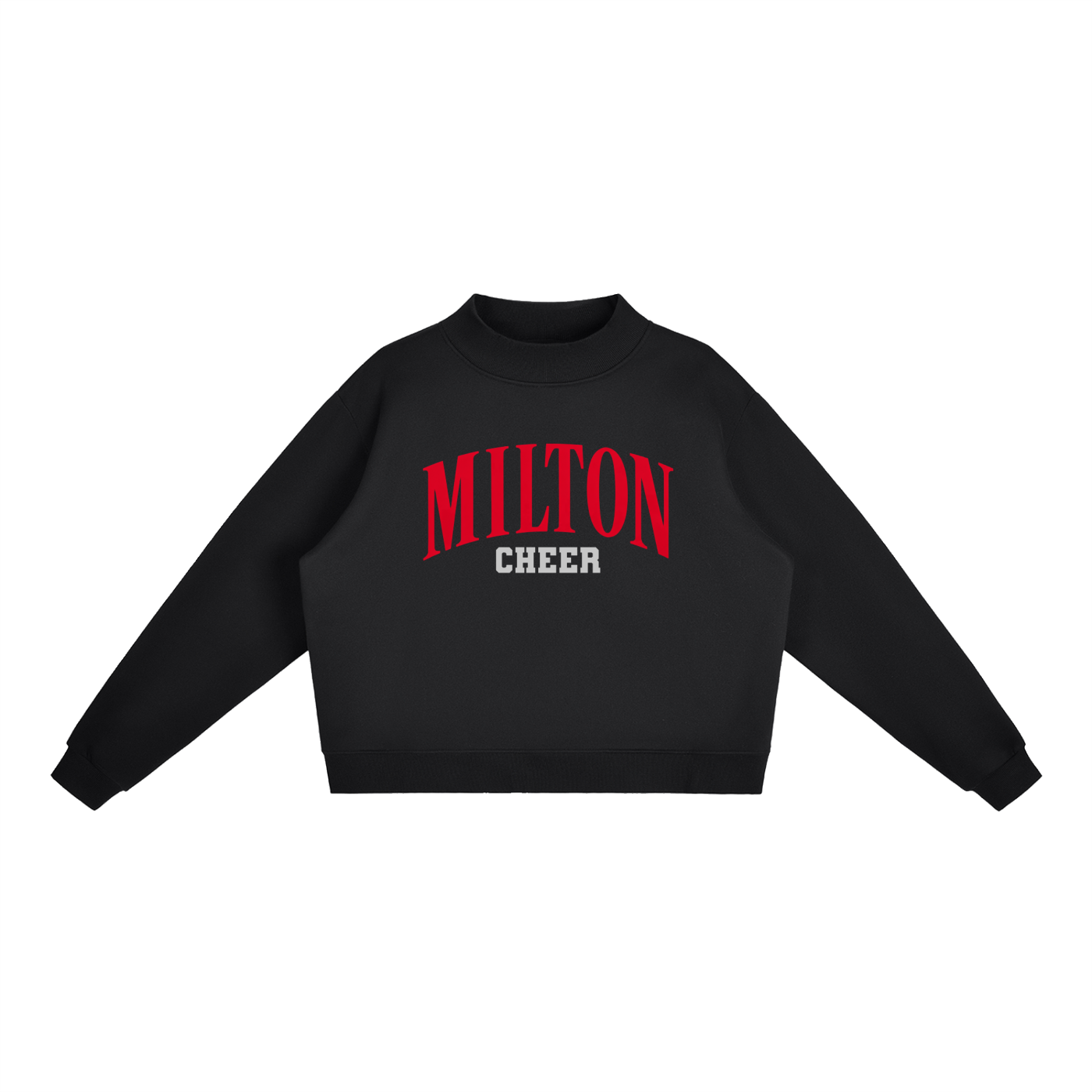 Milton Mock-Neck Crew Sweatshirt