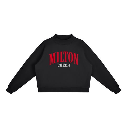 Milton Mock-Neck Crew Sweatshirt