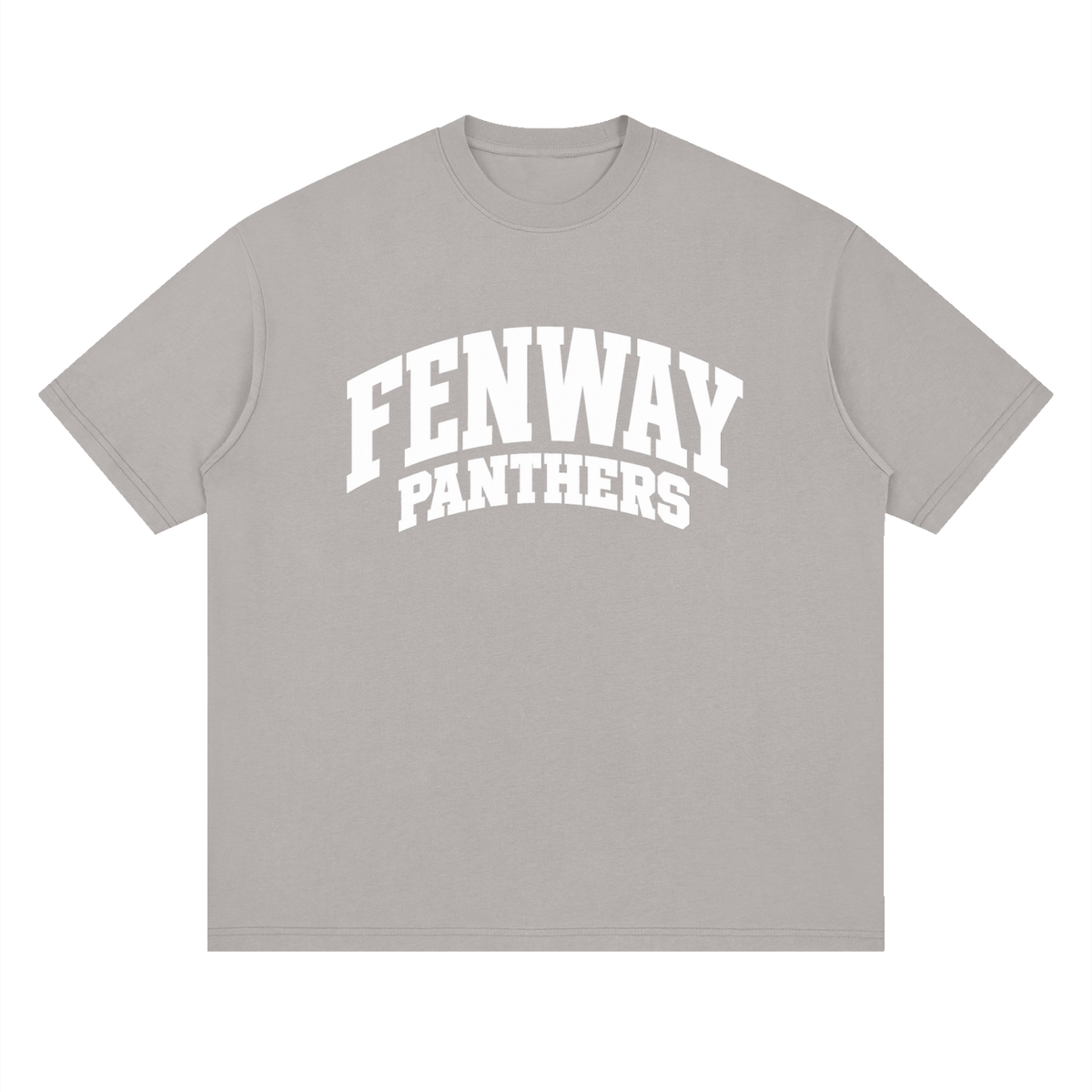 Basic 2 White Fenway Oversized Drop Shoulder T-Shirt