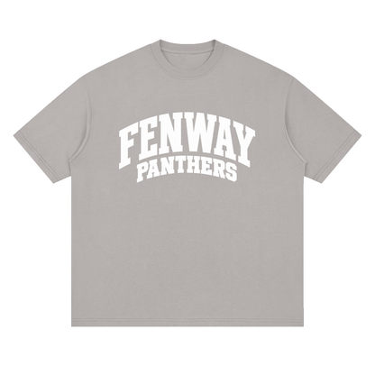 Basic 2 White Fenway Oversized Drop Shoulder T-Shirt