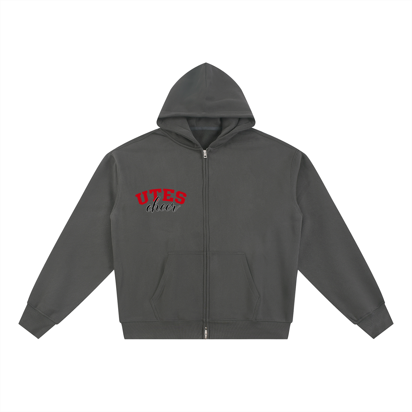 Classic Utes Zip-Through Boxy Fleece Hoodie