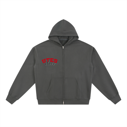 Classic Utes Zip-Through Boxy Fleece Hoodie