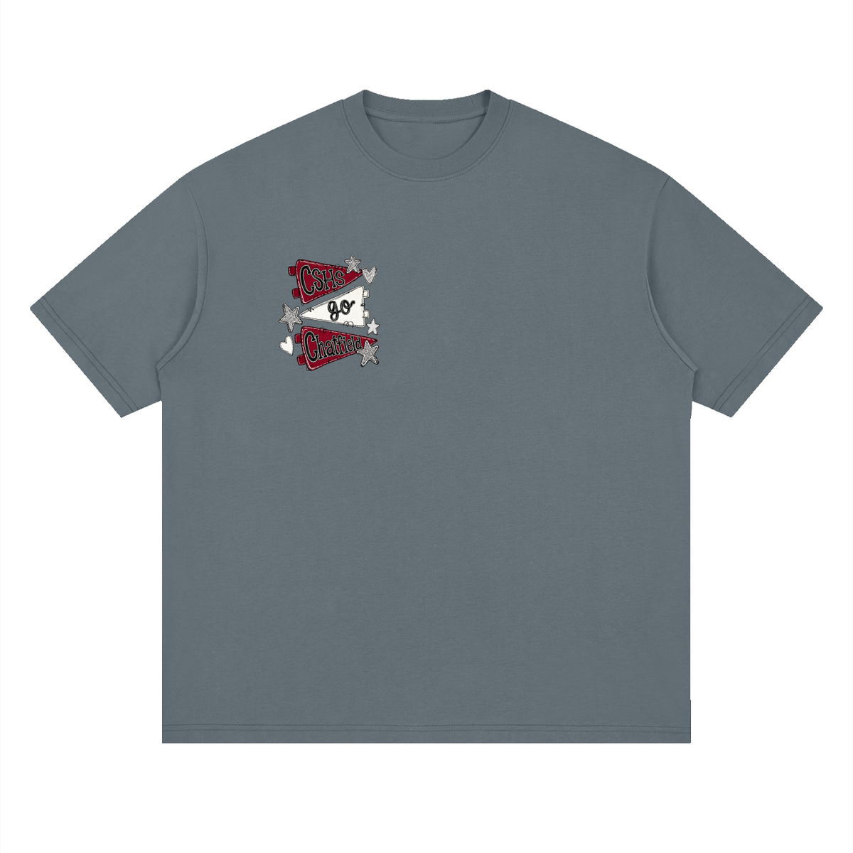 Lets Go Chatfield Oversized Drop Shoulder T-Shirt